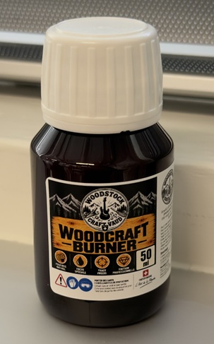 WOODCRAFT BURNER – Pot peinture à appliquer au pinceau 50 ml